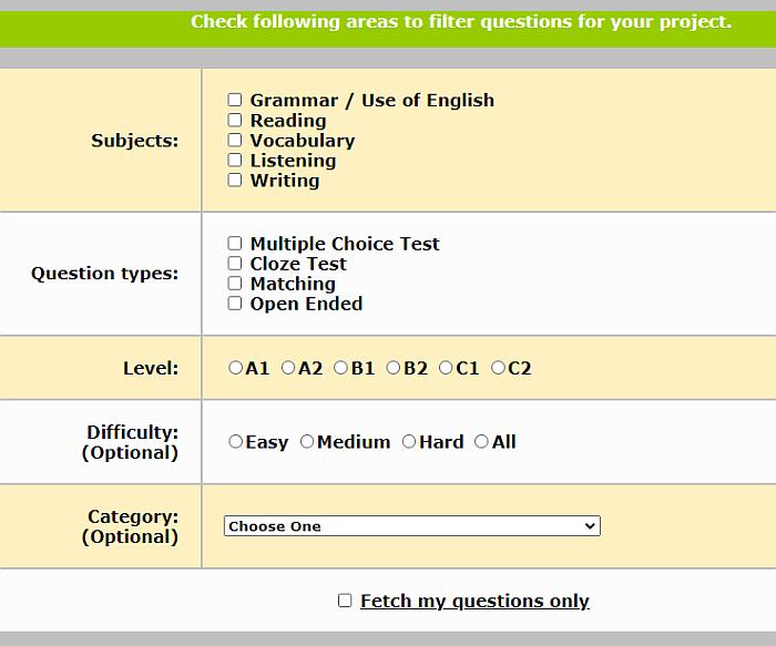 TestMaker - Free Online Exams And Quizzes